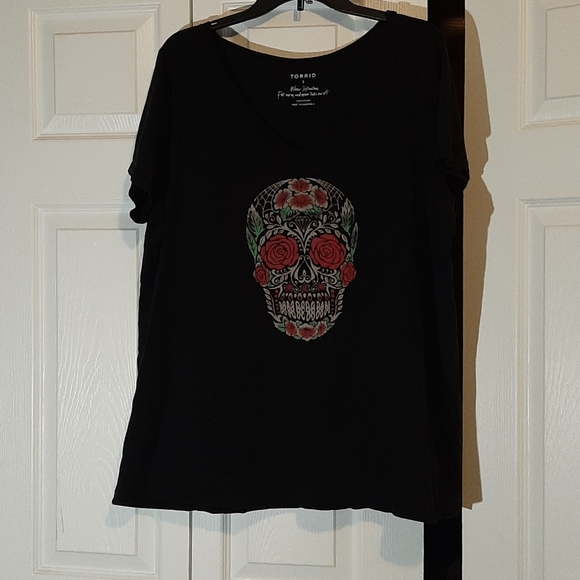 torrid Tops - Torrid Skull black T-shirt